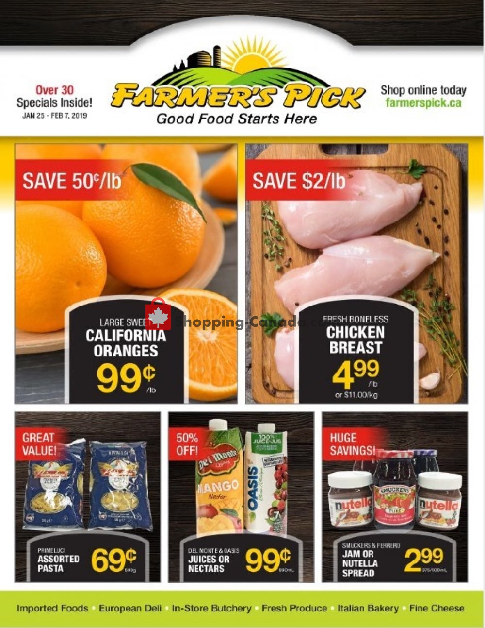 Farmers Pick flyer from Friday January 25, 2019 to Thursday February 7, 2019 - page 1