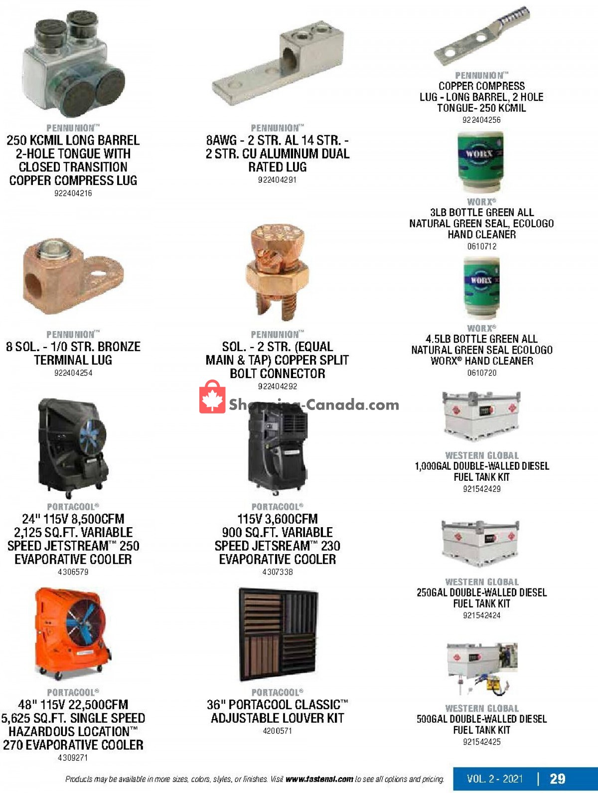 Fastenal flyer from Thursday April 1, 2021 to Saturday July 31, 2021 - page 29