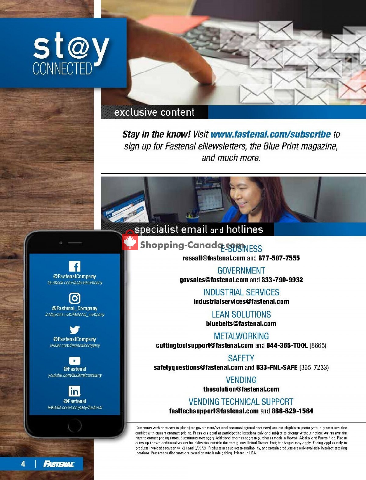 Fastenal flyer from Thursday April 1, 2021 to Saturday July 31, 2021 - page 4