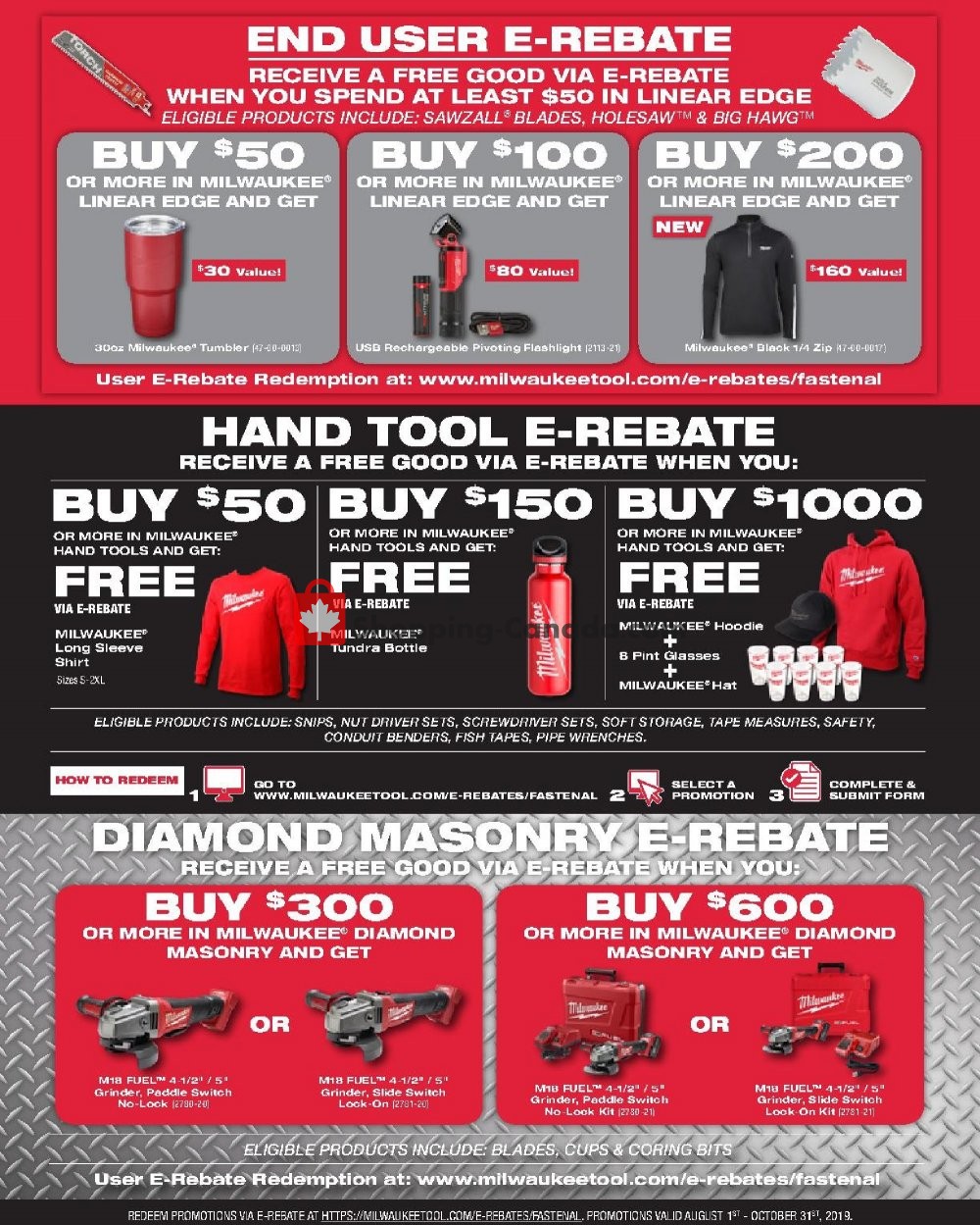 Fastenal flyer from Thursday August 1, 2019 to Thursday October 31, 2019 - page 5