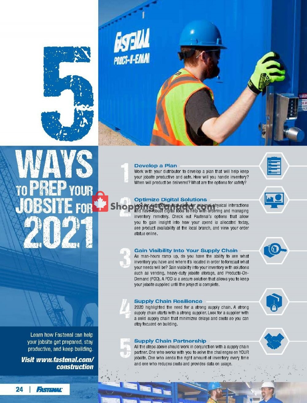 Fastenal flyer from Friday January 1, 2021 to Monday May 31, 2021 - page 24