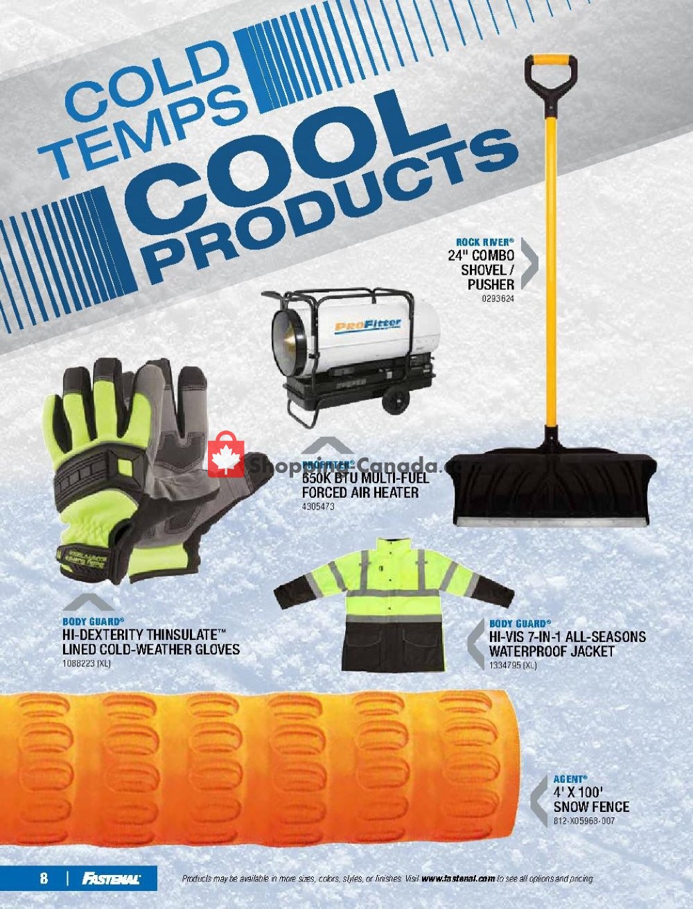 Fastenal flyer from Friday January 1, 2021 to Monday May 31, 2021 - page 8