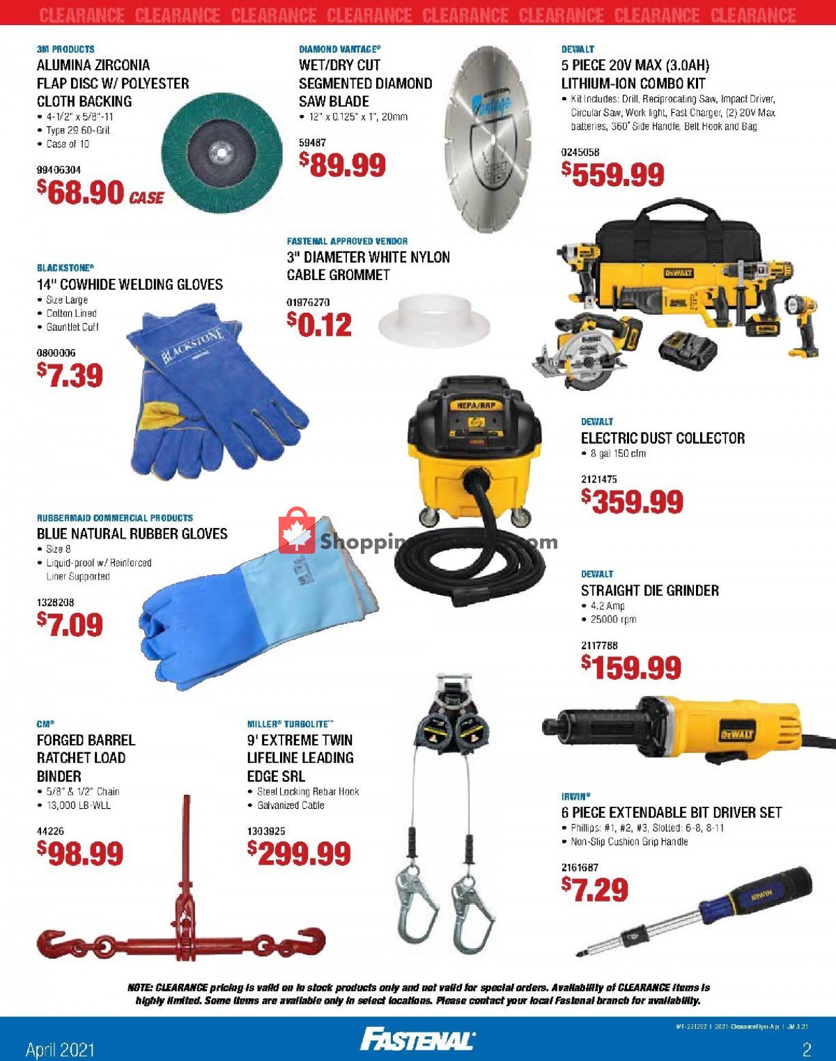 Fastenal flyer from Thursday April 1, 2021 to Friday April 30, 2021 - page 2