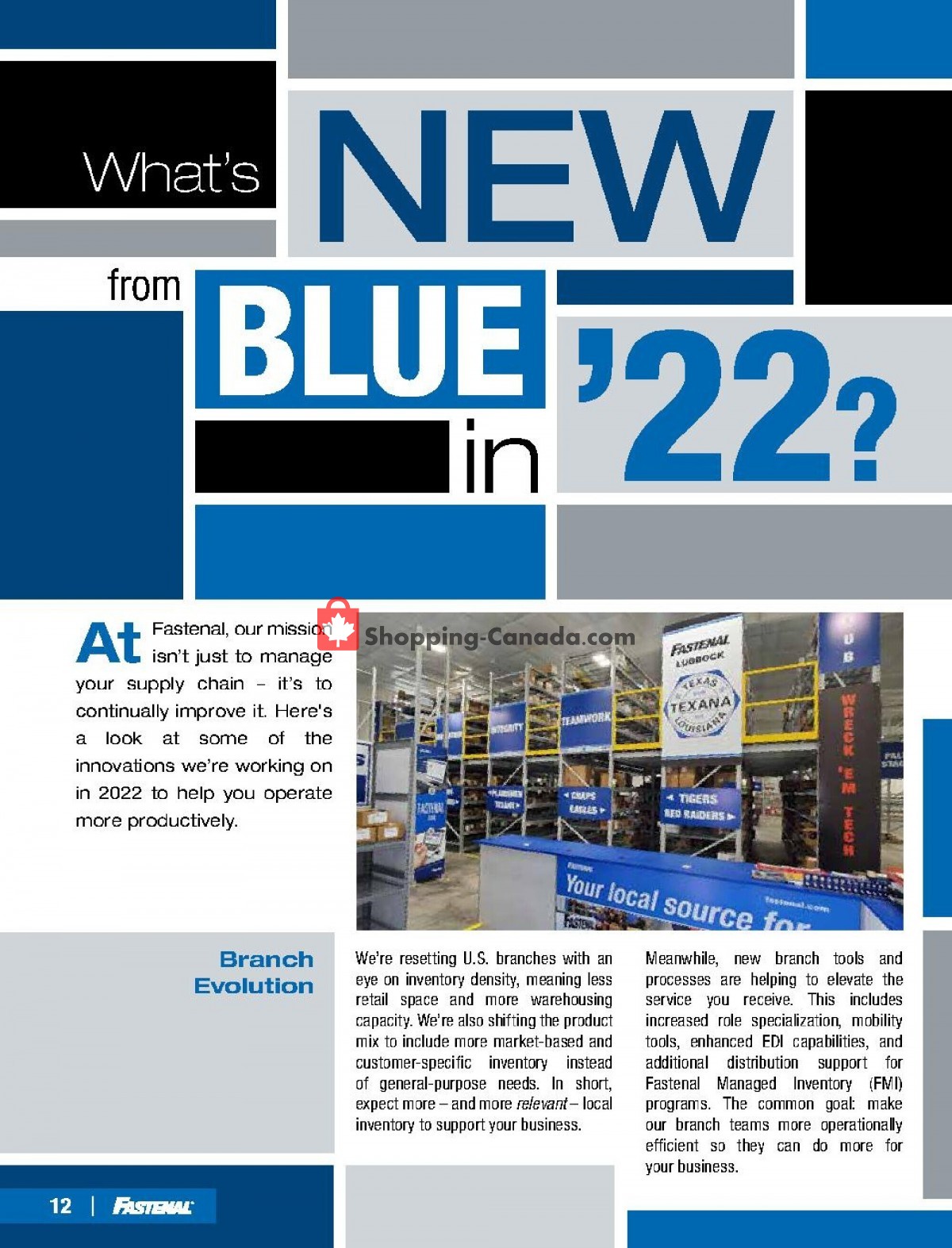 Fastenal flyer from Saturday January 1, 2022 to Tuesday May 31, 2022 - page 12