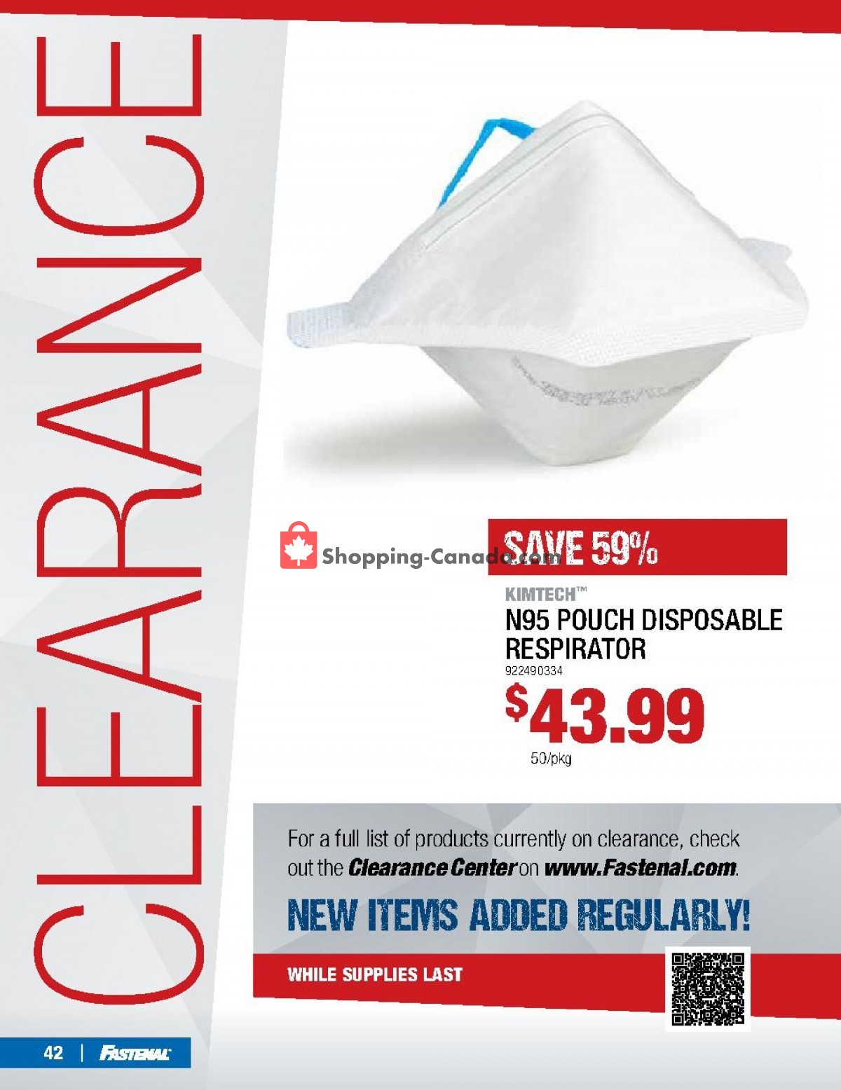 Fastenal flyer from Saturday January 1, 2022 to Tuesday May 31, 2022 - page 42