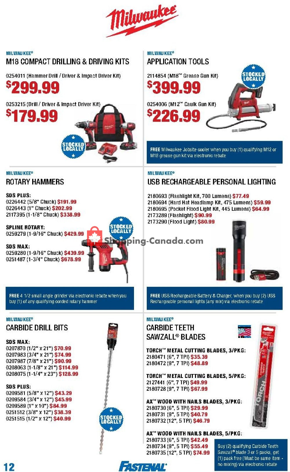 Fastenal flyer from Tuesday January 1, 2019 to Sunday March 31, 2019 - page 12