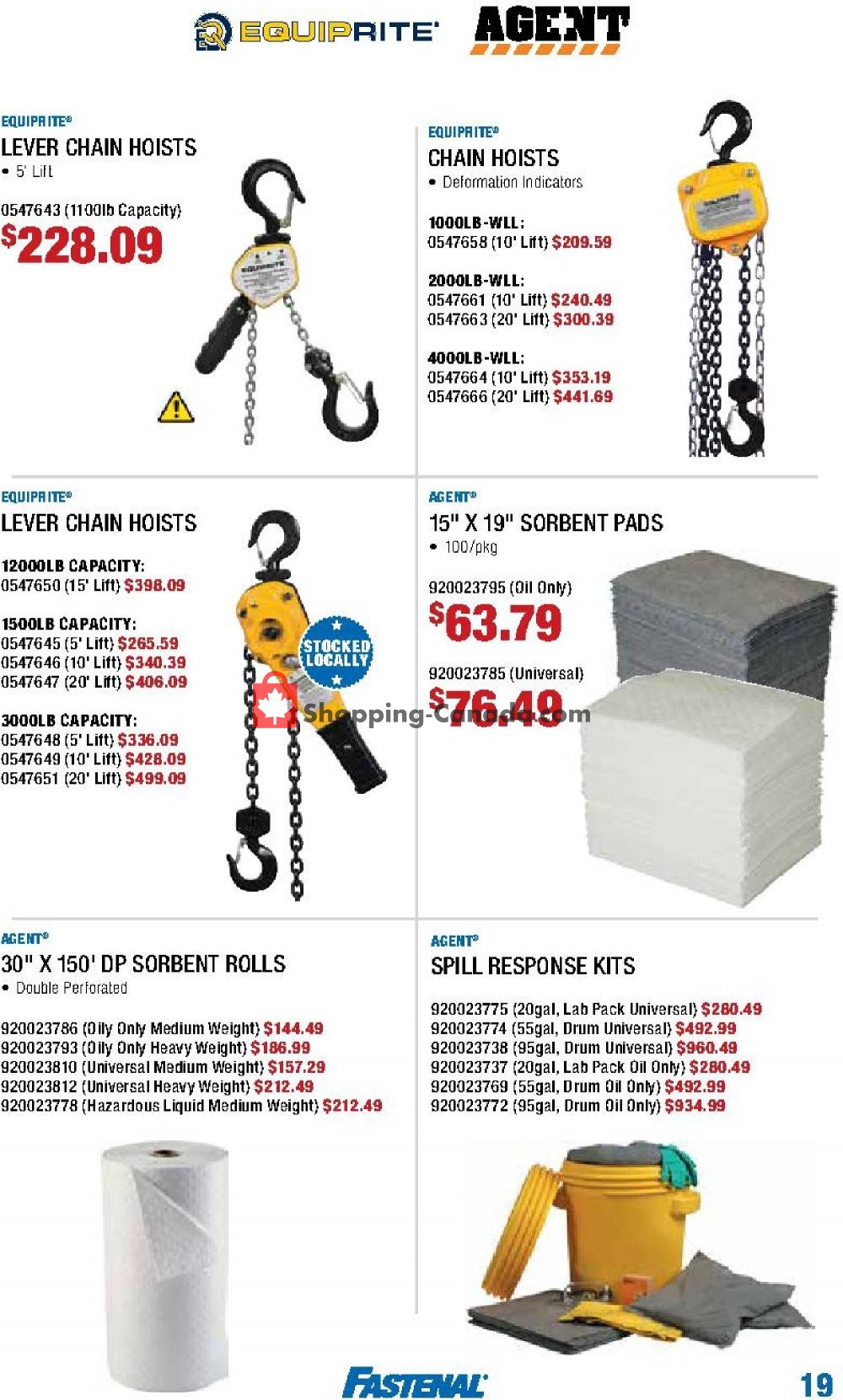 Fastenal flyer from Tuesday January 1, 2019 to Sunday March 31, 2019 - page 19