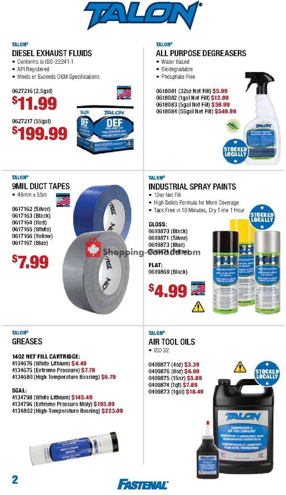 Fastenal flyer from Tuesday January 1, 2019 to Sunday March 31, 2019 - page 2