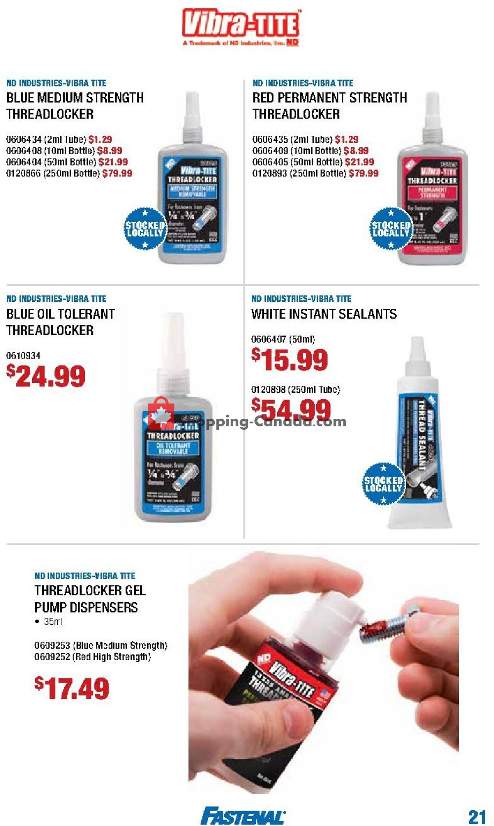 Fastenal flyer from Tuesday January 1, 2019 to Sunday March 31, 2019 - page 21
