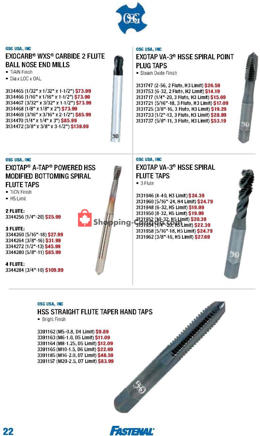 Fastenal flyer from Tuesday January 1, 2019 to Sunday March 31, 2019 - page 22