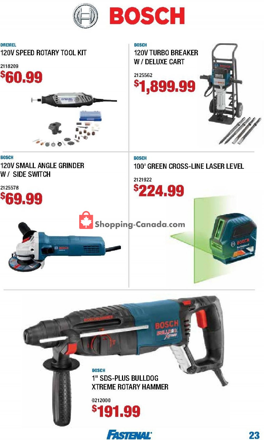 Fastenal flyer from Tuesday January 1, 2019 to Sunday March 31, 2019 - page 23