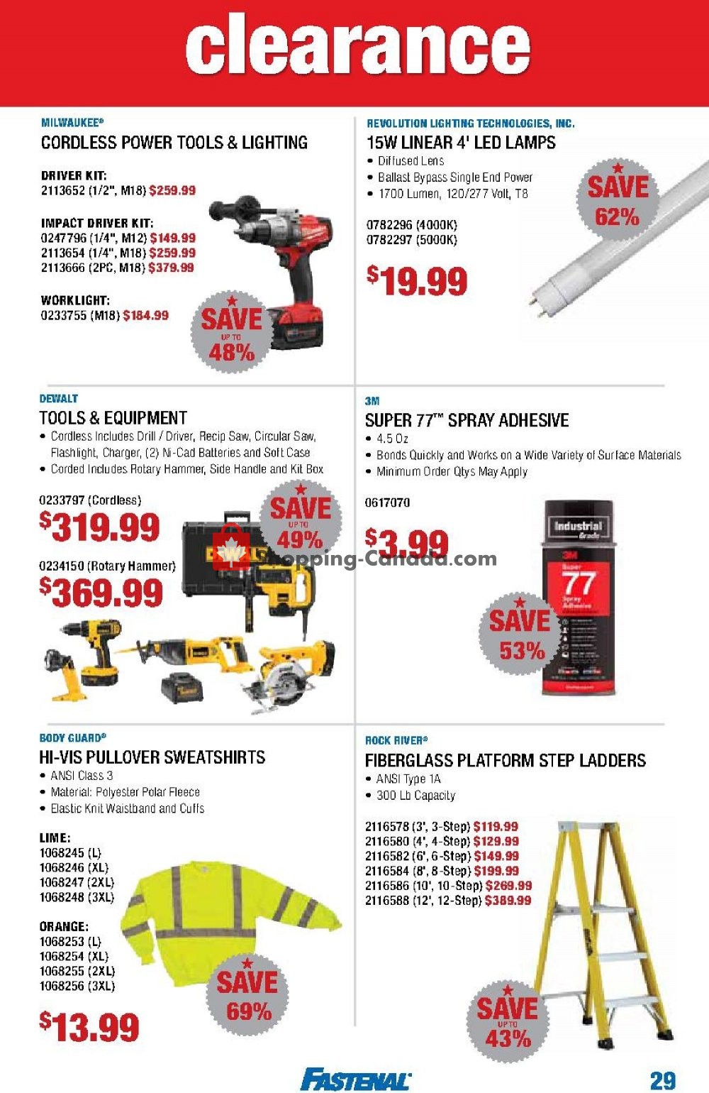 Fastenal flyer from Tuesday January 1, 2019 to Sunday March 31, 2019 - page 29