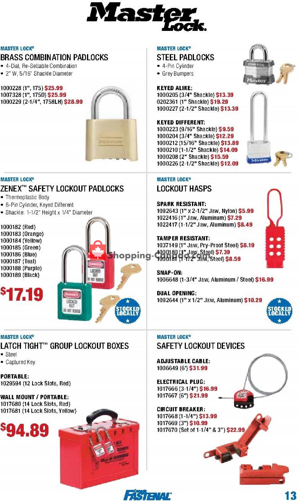 Fastenal flyer from Monday July 1, 2019 to Monday September 30, 2019 - page 13