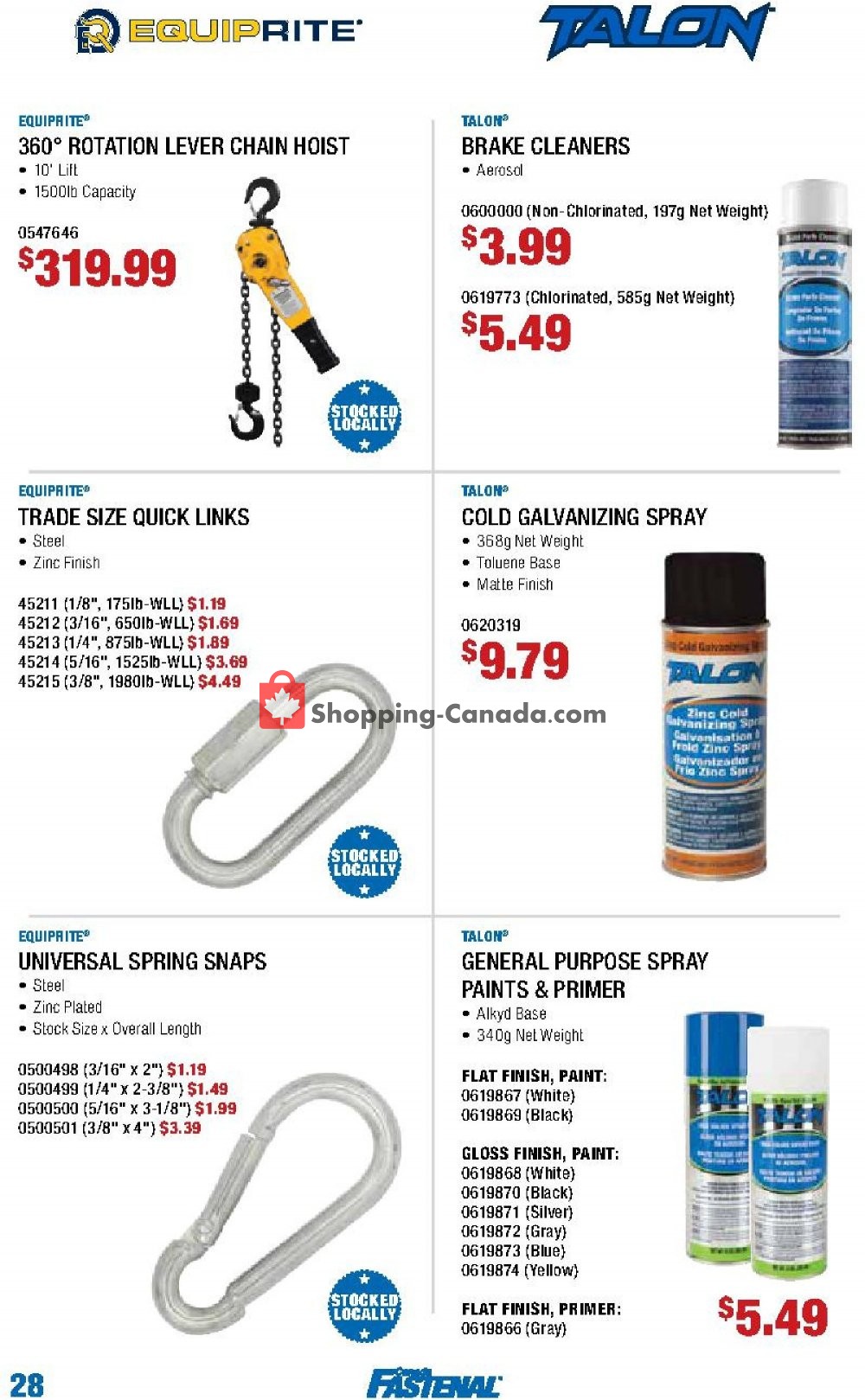 Fastenal flyer from Monday July 1, 2019 to Monday September 30, 2019 - page 28