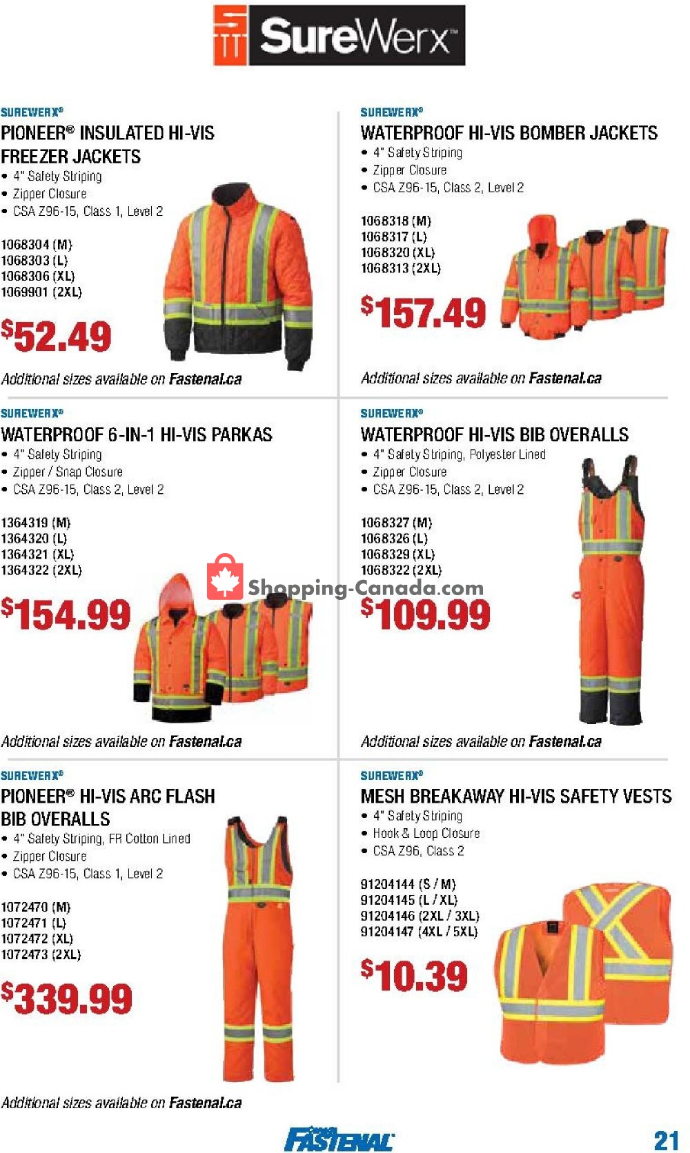 Fastenal flyer from Tuesday October 1, 2019 to Tuesday December 31, 2019 - page 21