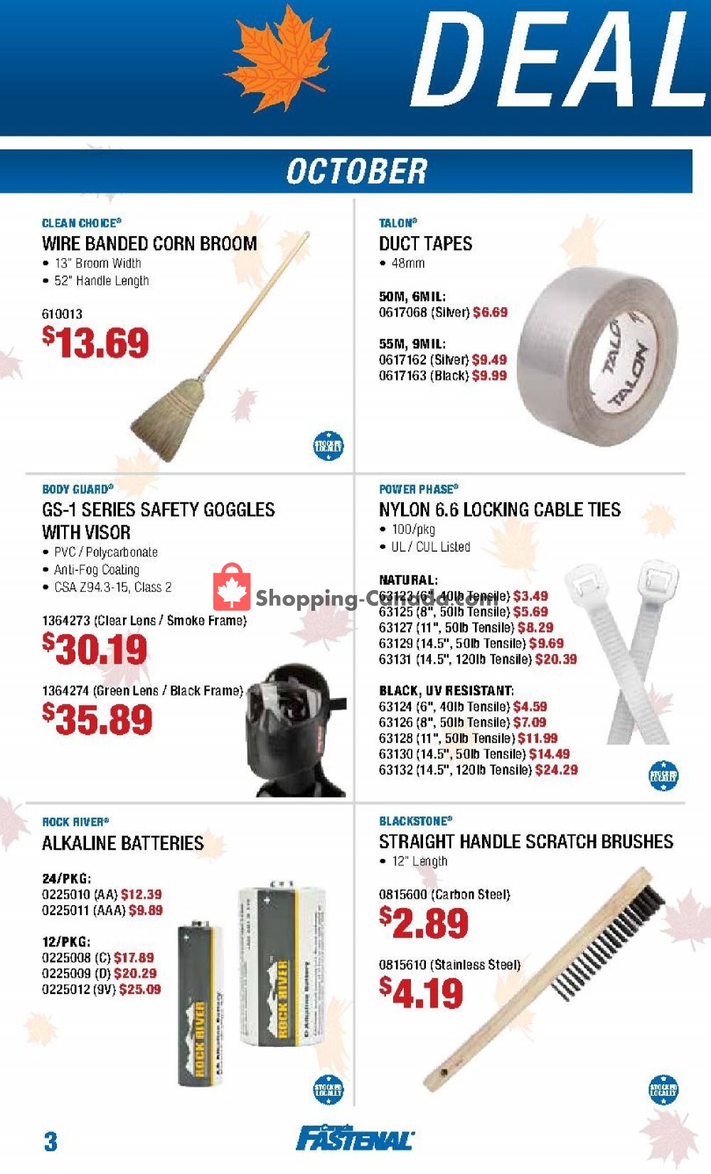 Fastenal flyer from Tuesday October 1, 2019 to Tuesday December 31, 2019 - page 3