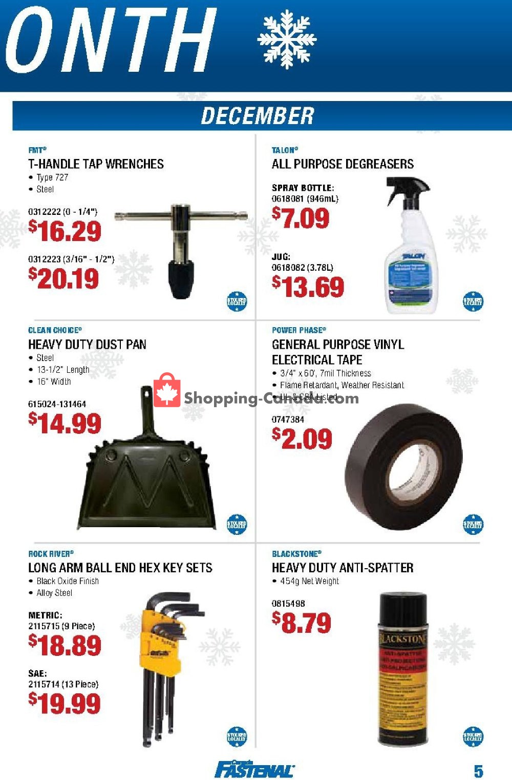 Fastenal flyer from Tuesday October 1, 2019 to Tuesday December 31, 2019 - page 5
