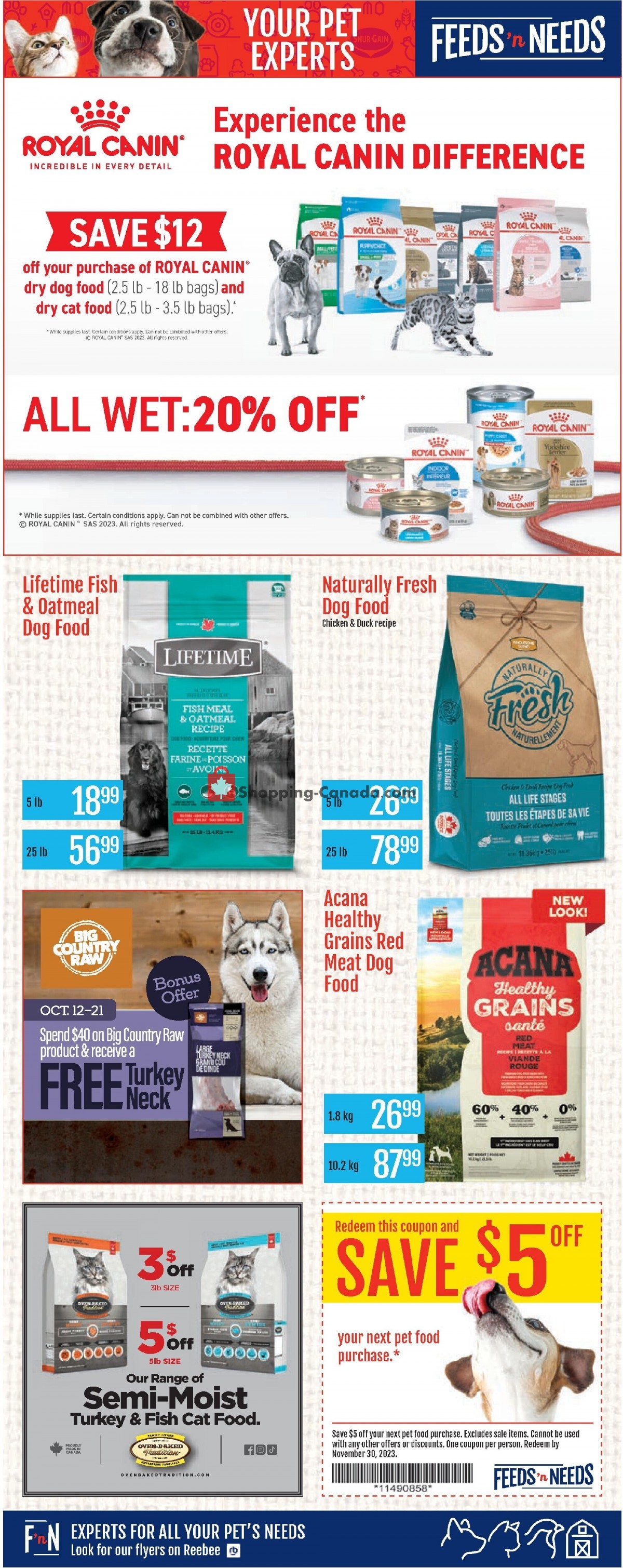 Feeds'n Needs flyer from Thursday October 12, 2023 to Saturday October 21, 2023 - page 3