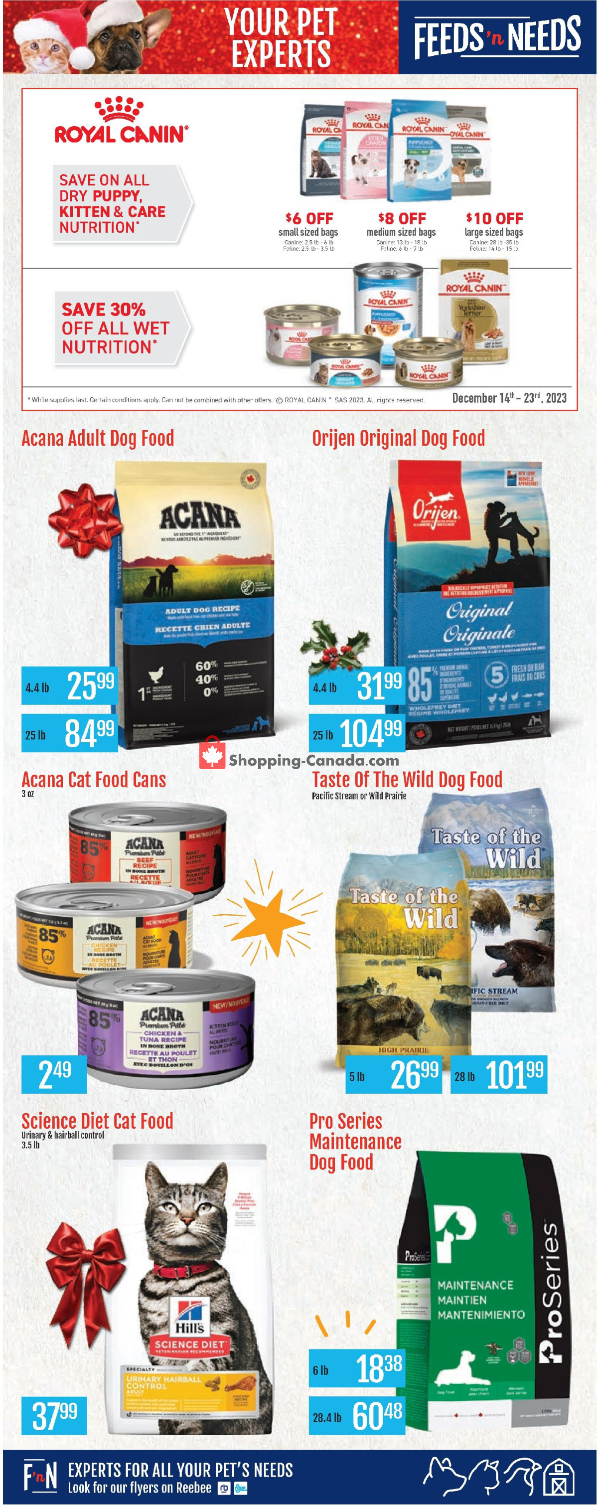 Feeds'n Needs flyer from Thursday December 14, 2023 to Saturday December 23, 2023 - page 5