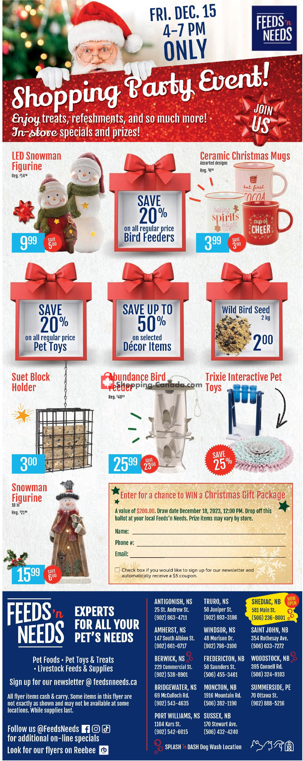 Feeds'n Needs flyer from Thursday December 14, 2023 to Saturday December 23, 2023 - page 6