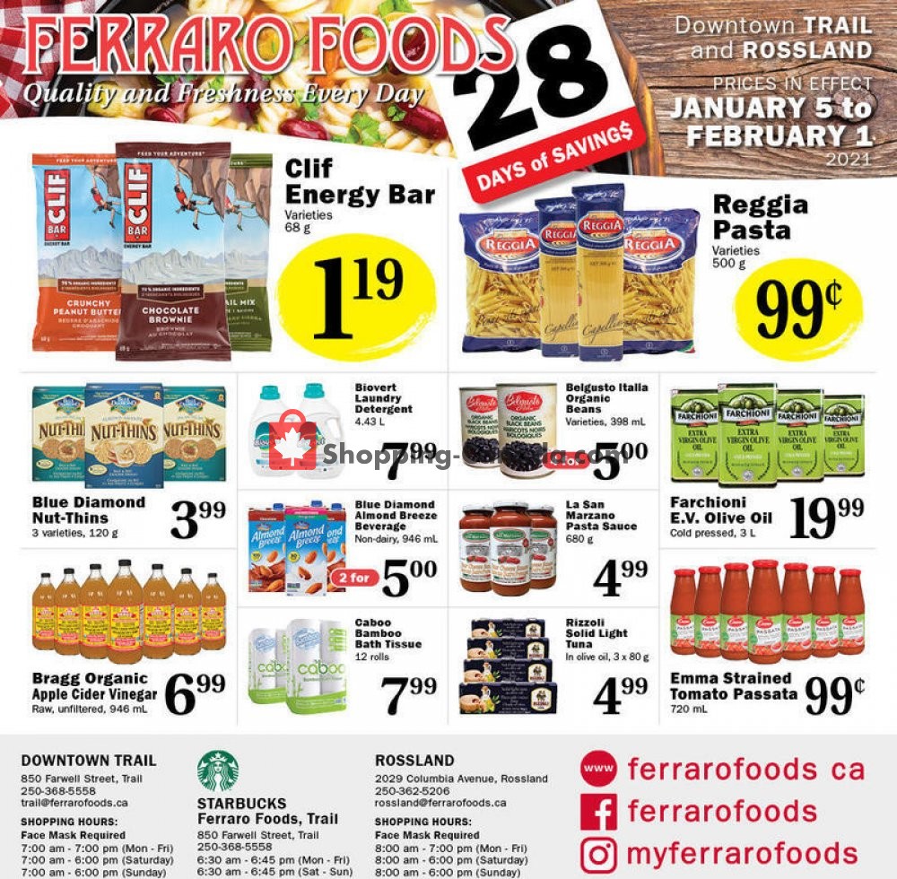 Ferraro Foods flyer from Tuesday January 19, 2021 to Monday February 1, 2021 - page 2