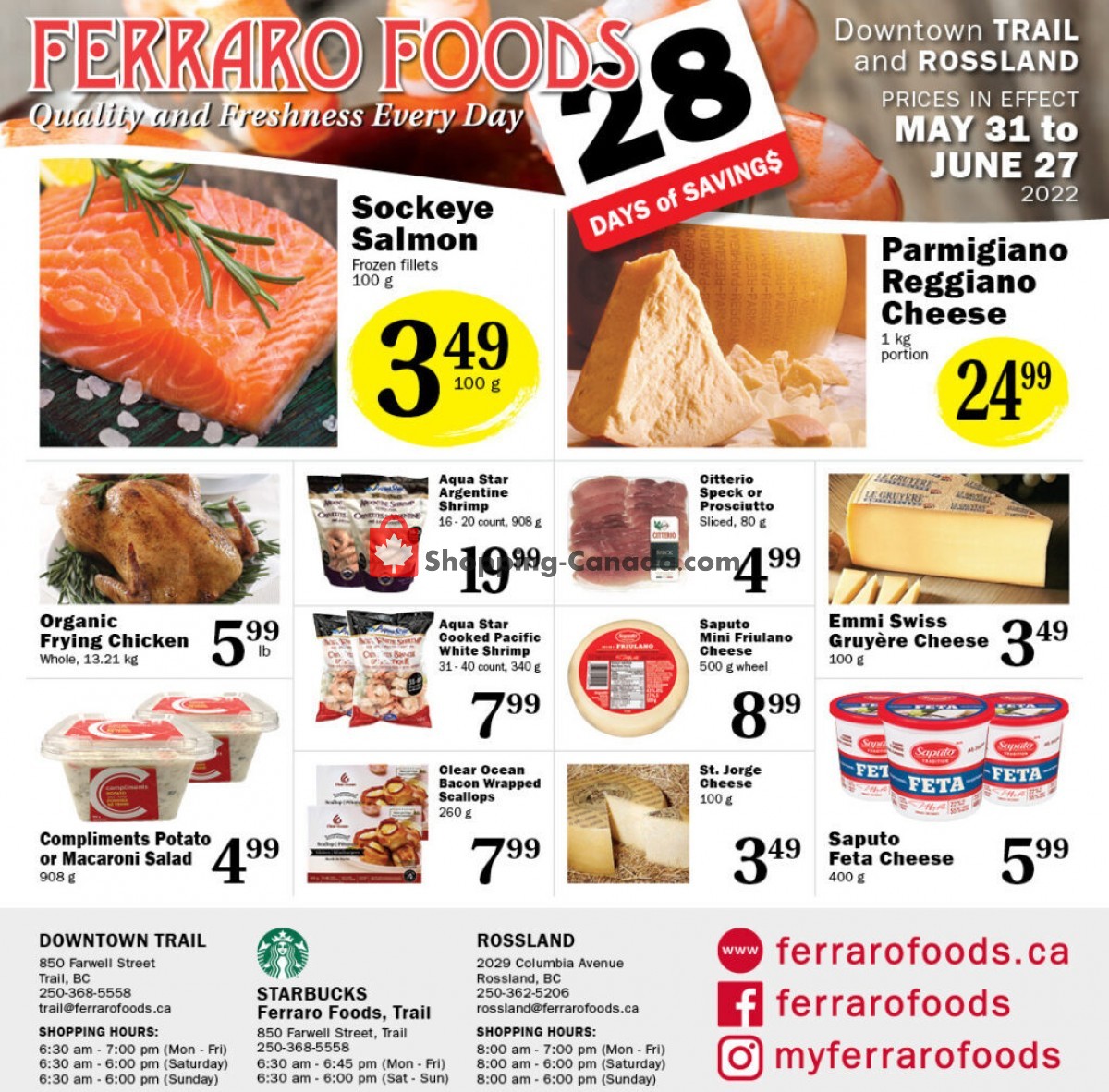 Ferraro Foods flyer from Tuesday May 31, 2022 to Monday June 27, 2022 - page 1