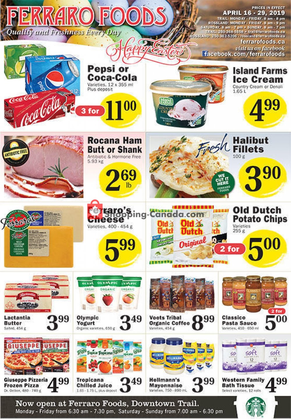 Ferraro Foods flyer from Tuesday April 16, 2019 to Monday April 29, 2019 - page 1