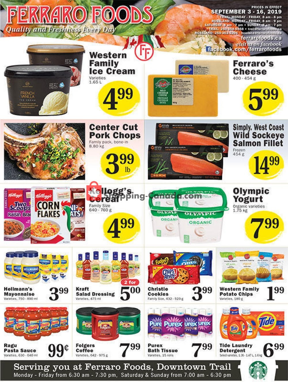 Ferraro Foods flyer from Tuesday September 3, 2019 to Monday September 16, 2019 - page 1