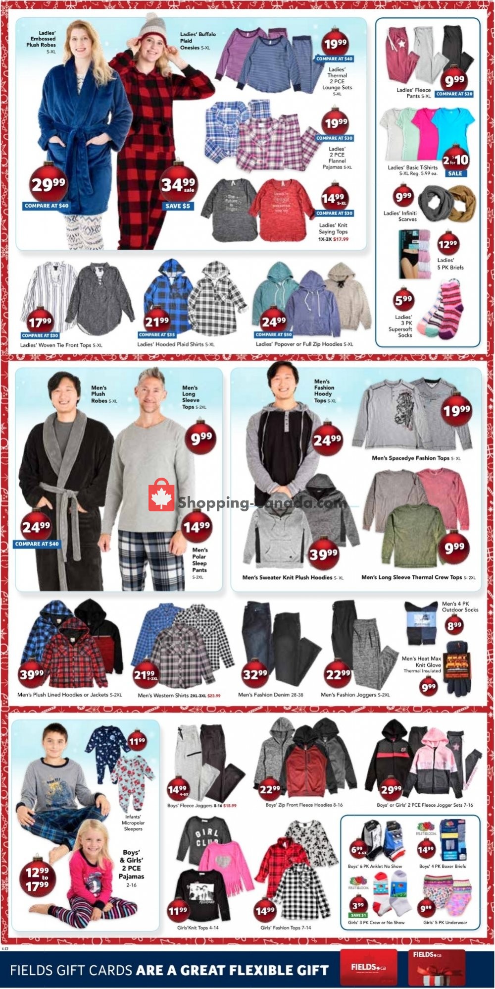 Fields flyer from Wednesday December 12, 2018 to Monday December 24, 2018 - page 4