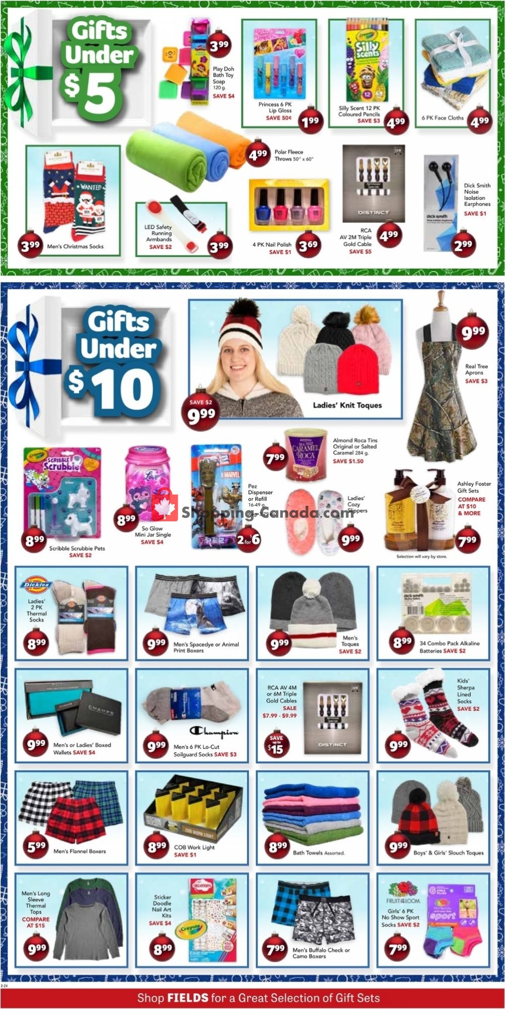 Fields flyer from Wednesday December 12, 2018 to Monday December 24, 2018 - page 2