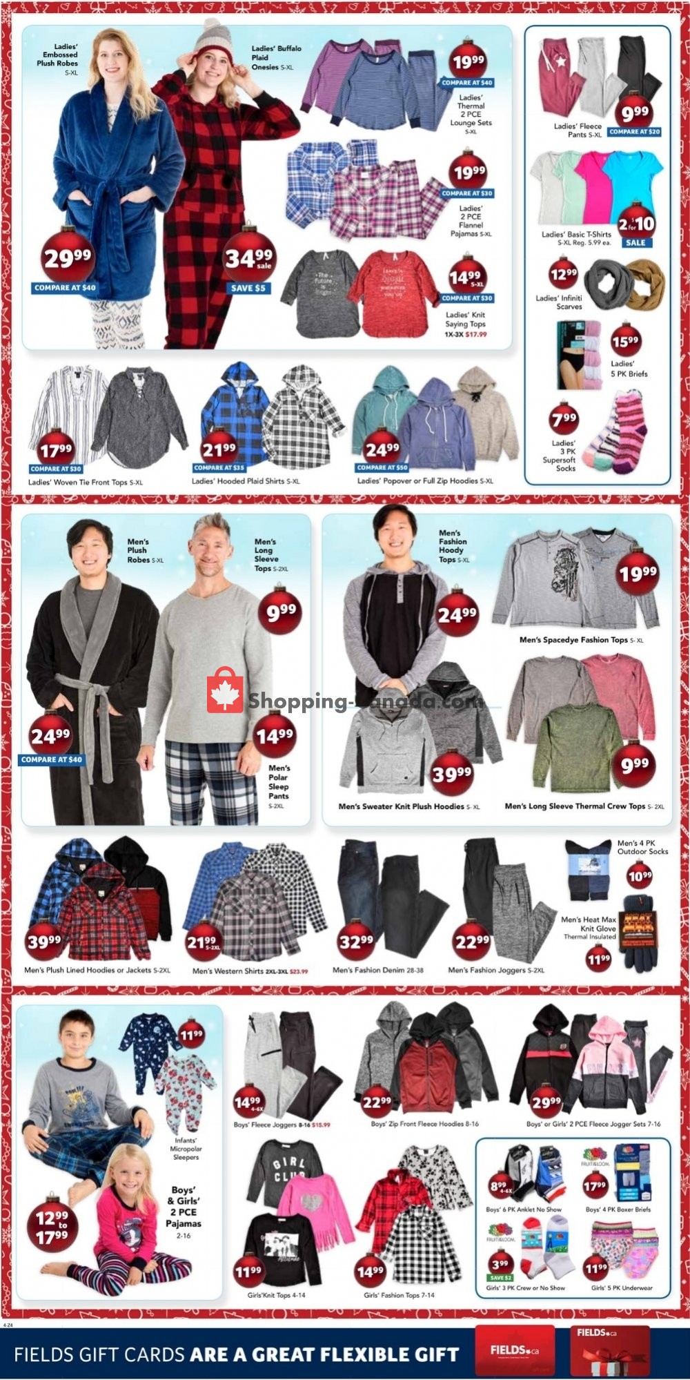 Fields flyer from Wednesday December 12, 2018 to Monday December 24, 2018 - page 4