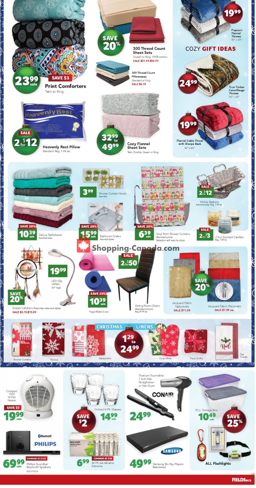 Fields flyer from Wednesday November 14, 2018 to Sunday November 25, 2018 - page 5