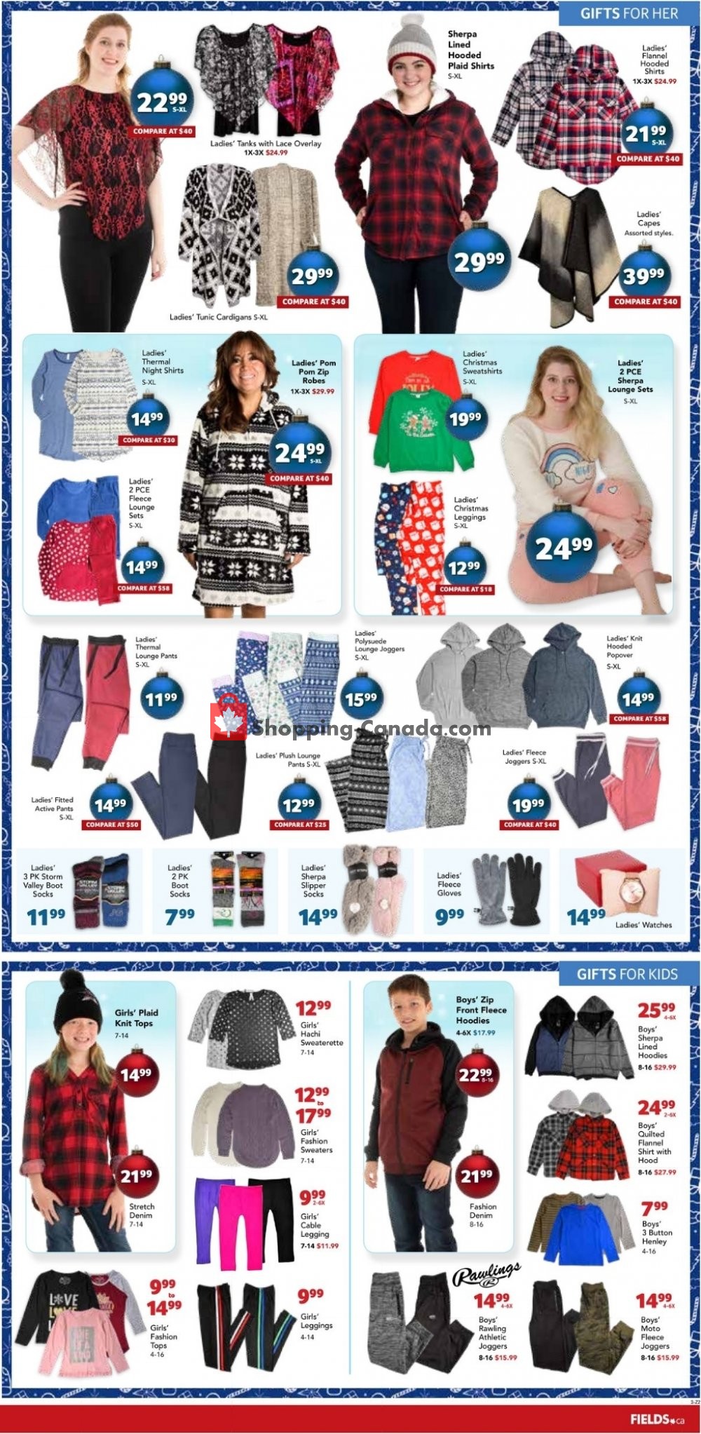 Fields flyer from Wednesday November 28, 2018 to Sunday December 9, 2018 - page 3