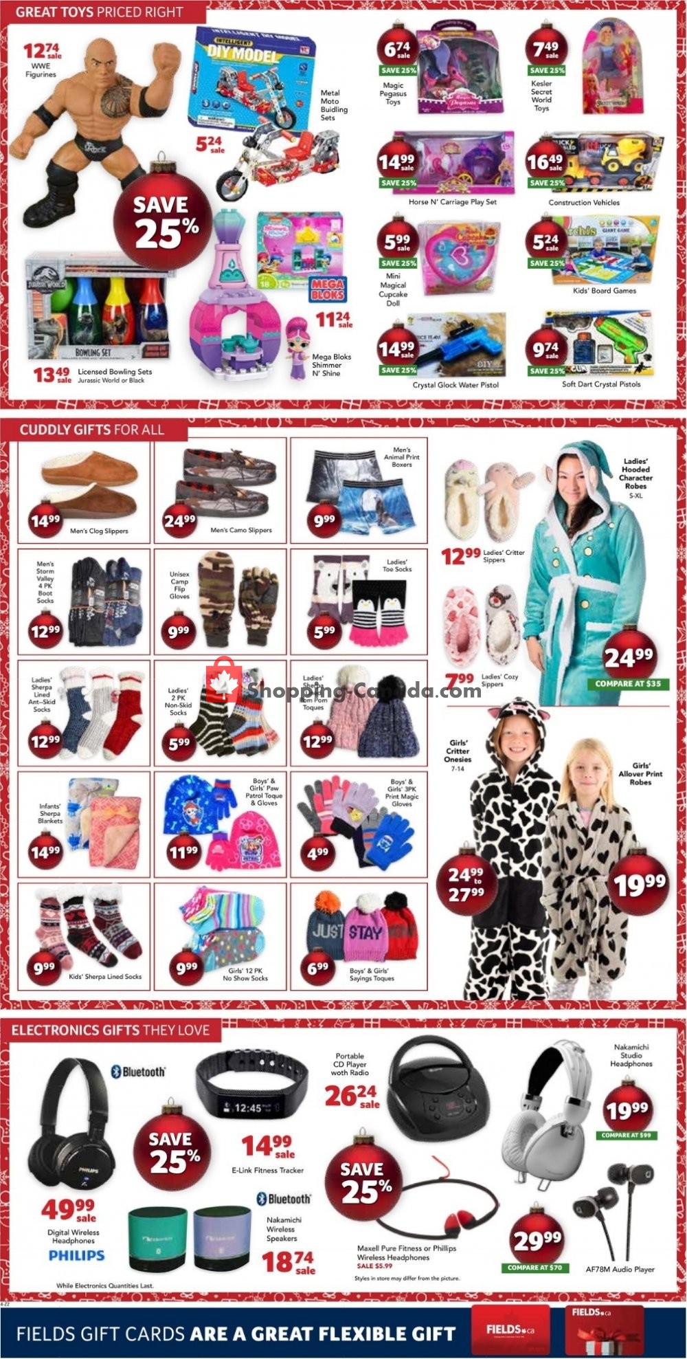 Fields flyer from Wednesday November 28, 2018 to Sunday December 9, 2018 - page 4