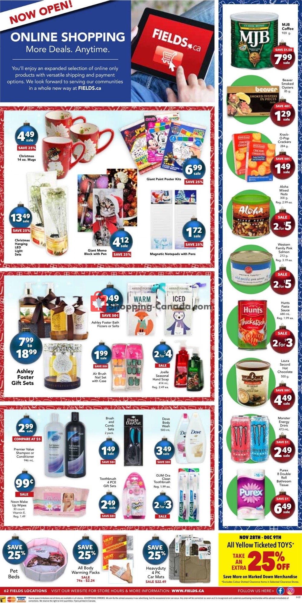 Fields flyer from Wednesday November 28, 2018 to Sunday December 9, 2018 - page 6