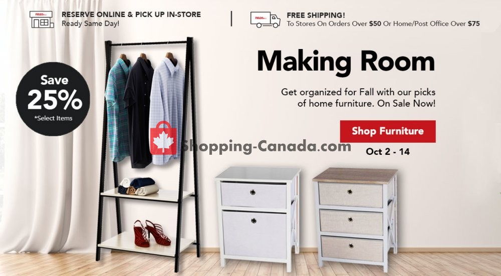 Fields flyer from Wednesday October 2, 2019 to Monday October 14, 2019 - page 3