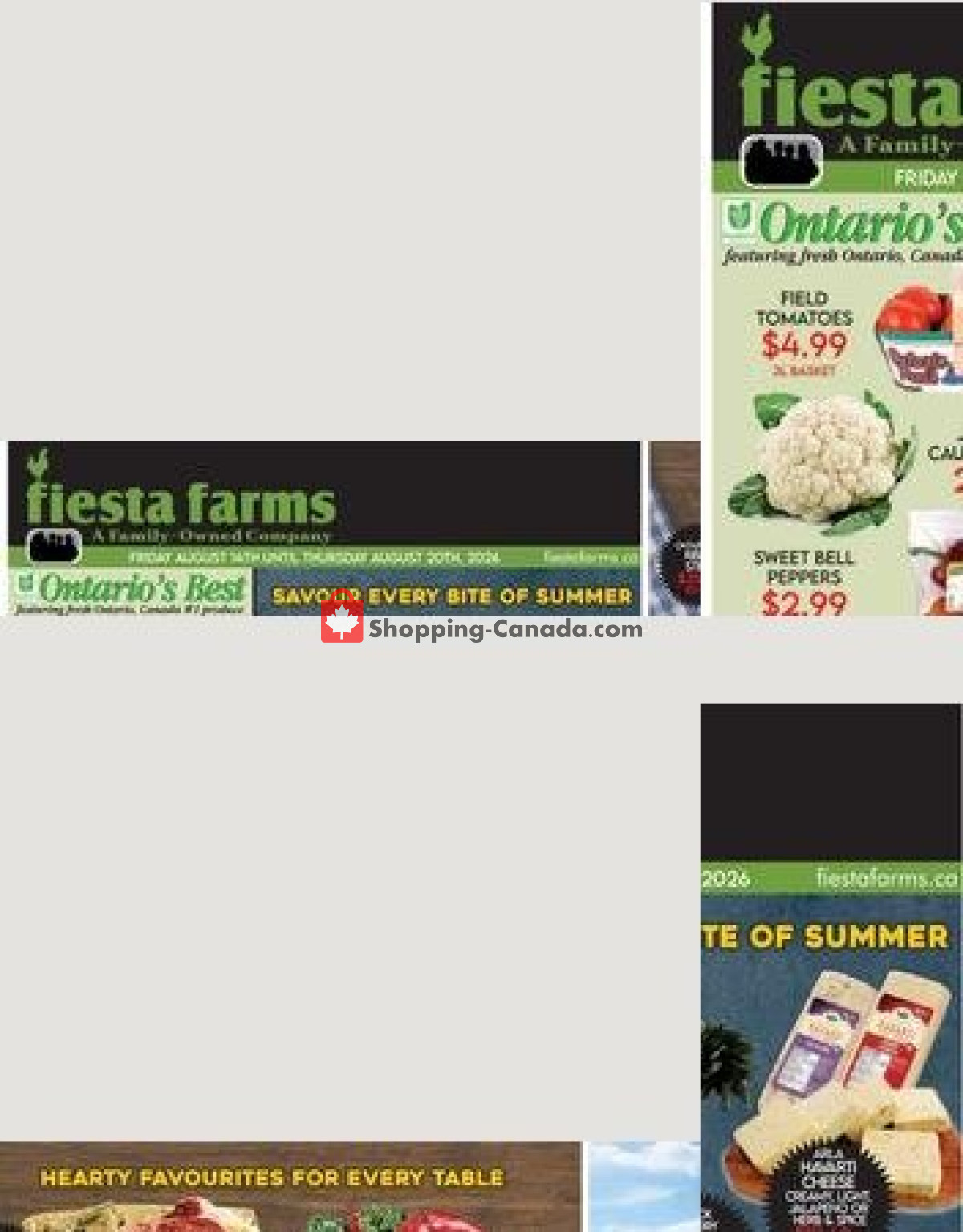 Fiesta Farms flyer from Friday August 14, 2026 to Thursday August 20, 2026 - page 1