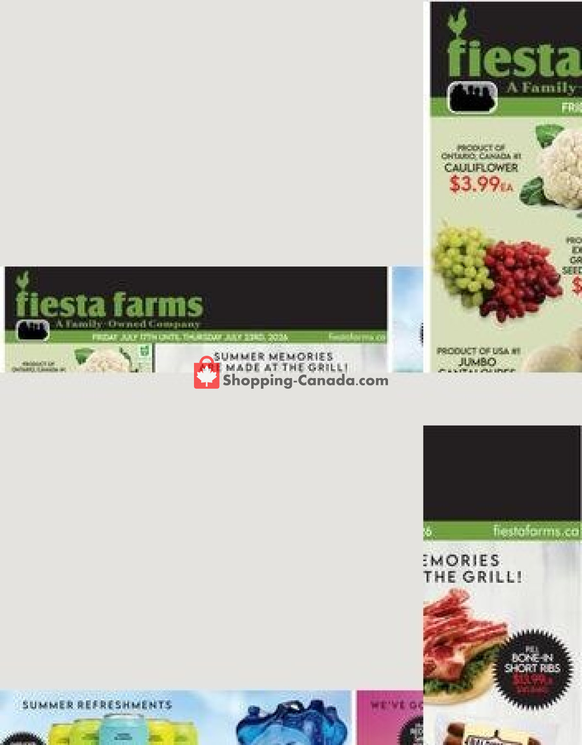 Fiesta Farms flyer from Friday July 17, 2026 to Thursday July 23, 2026 - page 1