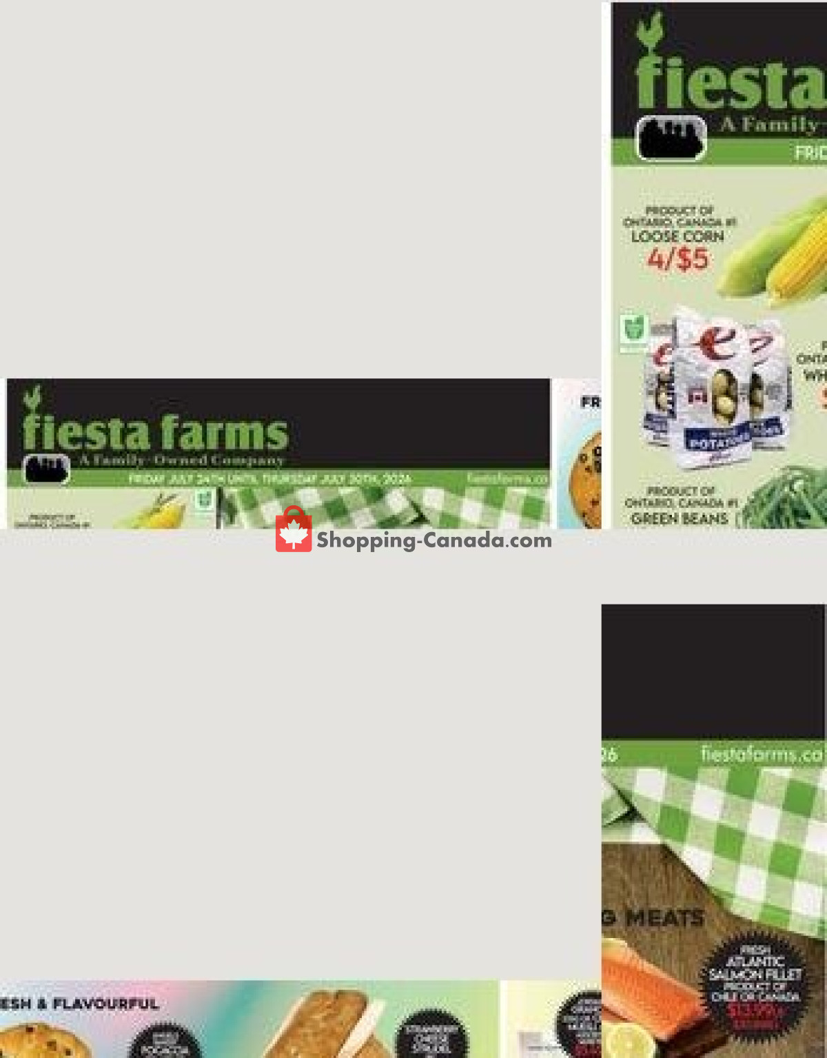 Fiesta Farms flyer from Friday July 24, 2026 to Thursday July 30, 2026 - page 1
