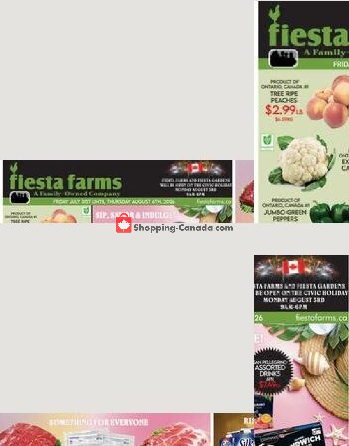 Fiesta Farms flyer from Friday July 31, 2026 to Thursday August 6, 2026 - page 1