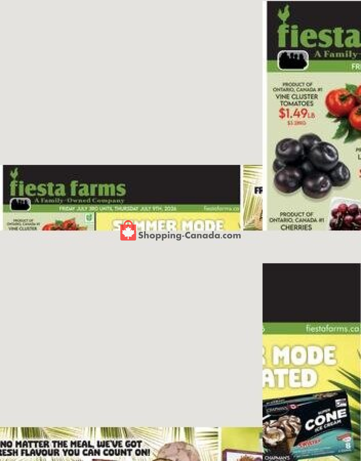 Fiesta Farms flyer from Friday July 3, 2026 to Thursday July 9, 2026 - page 1