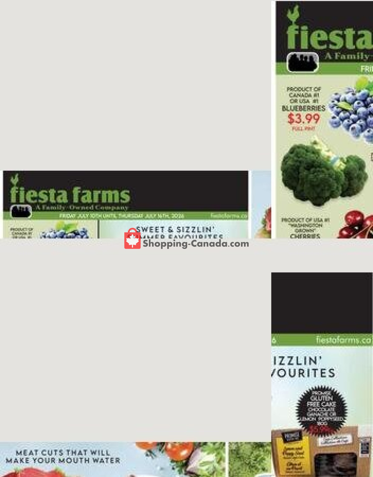 Fiesta Farms flyer from Friday July 10, 2026 to Thursday July 16, 2026 - page 1