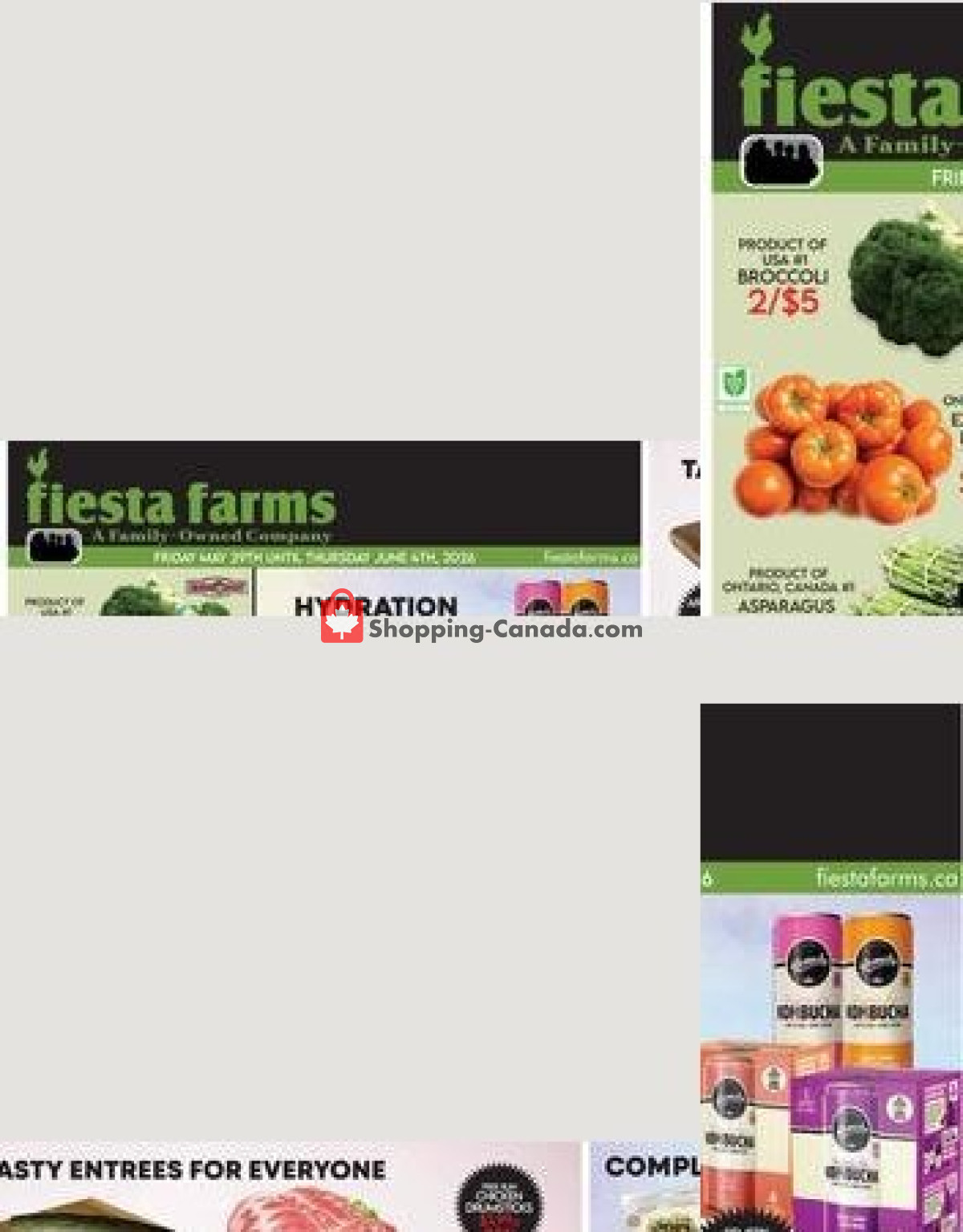 Fiesta Farms flyer from Friday May 29, 2026 to Thursday June 4, 2026 - page 1