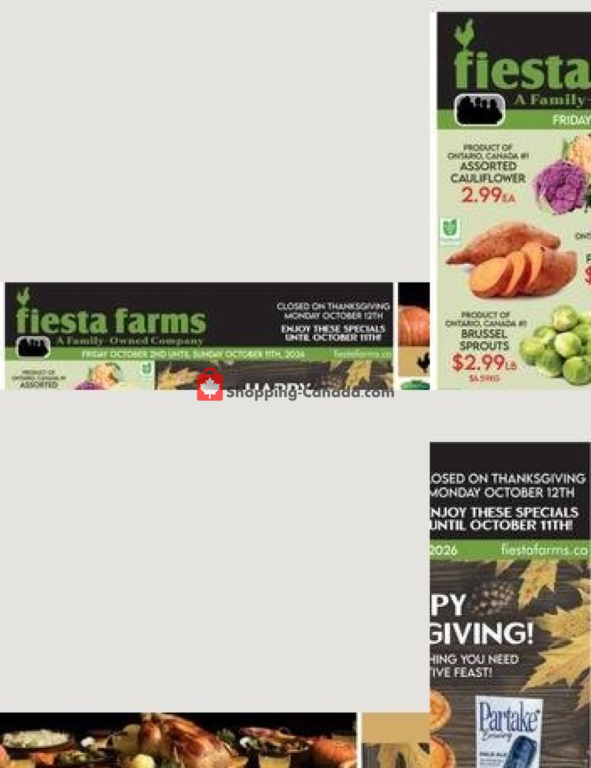 Fiesta Farms flyer from Friday October 2, 2026 to Thursday October 8, 2026 - page 1