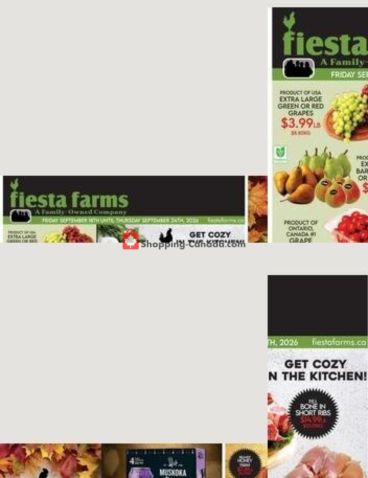 Fiesta Farms flyer from Friday September 25, 2026 to Thursday October 1, 2026 - page 1