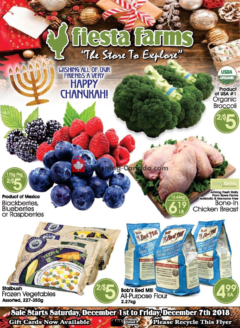 Fiesta Farms flyer from Saturday December 1, 2018 to Friday December 7, 2018 - page 1