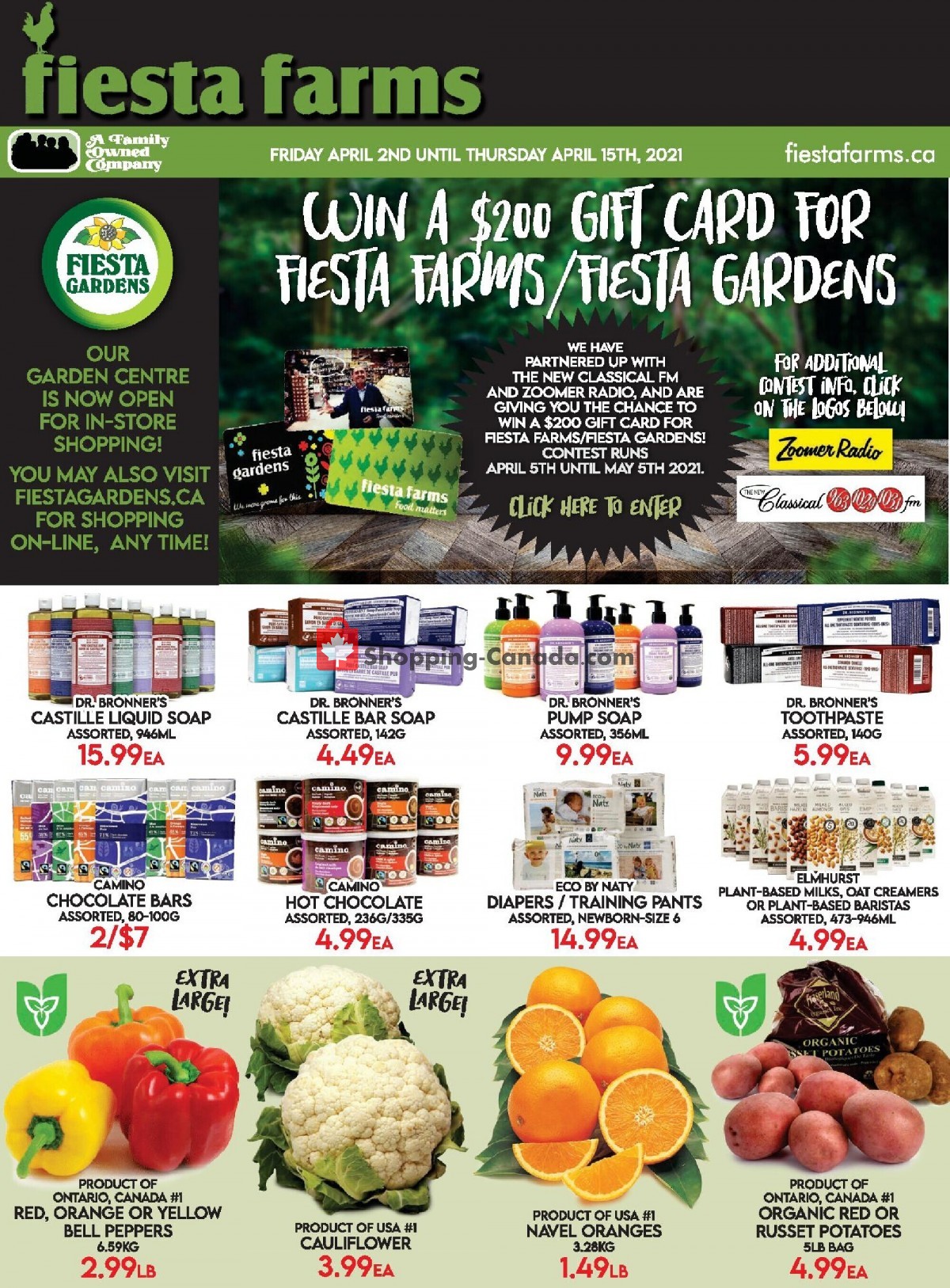 Fiesta Farms flyer from Friday April 2, 2021 to Thursday April 15, 2021 - page 1