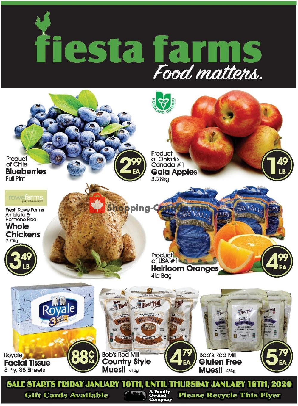 Fiesta Farms flyer from Friday January 10, 2020 to Thursday January 16, 2020 - page 1