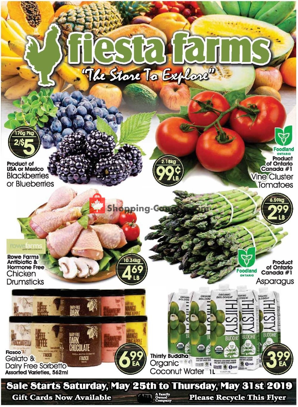 Fiesta Farms Canada, flyer (The Store to Explore) May 25 May 31