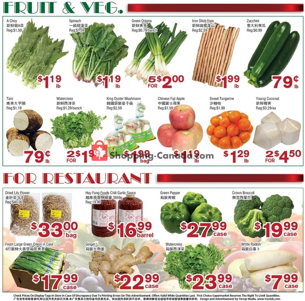 First Choice Supermarket flyer from Friday April 19, 2019 to Thursday April 25, 2019 - page 4